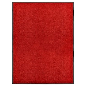 Rot waschbare Fußmatte 90x120 cm von vidaXL, Fußmatten - Ref: Foro24-323424, Preis: 44,13 €, Rabatt: %