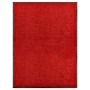 Washable red doormat 90x120 cm by vidaXL, Doormats - Ref: Foro24-323424, Price: 47,26 €, Discount: %