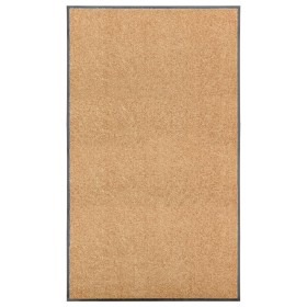 Cremefarbene waschbare Fußmatte 90 x 150 cm von vidaXL, Fußmatten - Ref: Foro24-323467, Preis: 53,30 €, Rabatt: %