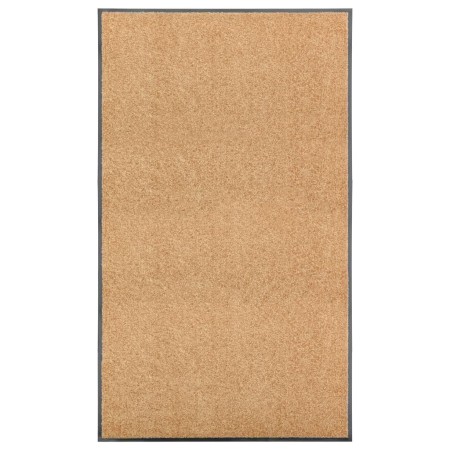 Cream washable doormat 90x150 cm by vidaXL, Doormats - Ref: Foro24-323467, Price: 53,29 €, Discount: %