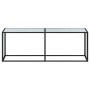 Mesa consola vidrio templado mármol blanco 220x35x75,5 cm de , Mesas auxiliares - Ref: Foro24-331692, Precio: 104,19 €, Descu...