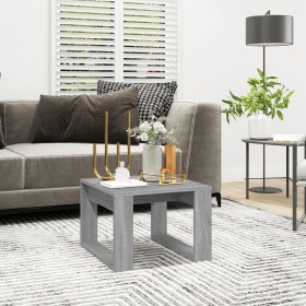 Side table made of gray Sonoma plywood, 50x50x35 cm by , Side tables - Ref: Foro24-825826, Price: 37,99 €, Discount: %