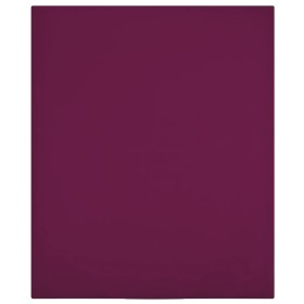 Fitted sheet in burgundy cotton jersey 180x200 cm by , Bed sheets - Ref: Foro24-136258, Price: 18,97 €, Discount: %