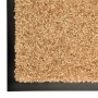 Cream washable doormat 90x150 cm by vidaXL, Doormats - Ref: Foro24-323467, Price: 53,29 €, Discount: %