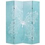 Folding room divider screen 160x170 cm blue butterfly by , Room dividers - Ref: Foro24-245886, Price: 105,57 €, Discount: %