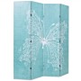 Folding room divider screen 160x170 cm blue butterfly by , Room dividers - Ref: Foro24-245886, Price: 105,57 €, Discount: %