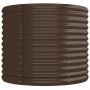 Steel powder-coated brown raised garden bed planter 224x80x68 cm by , Pots and planters - Ref: Foro24-318955, Price: 87,02 €,...