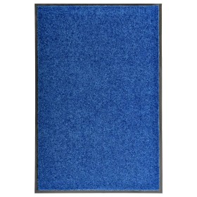 Blaue waschbare Fußmatte 60x90 cm von vidaXL, Fußmatten - Ref: Foro24-323440, Preis: 33,80 €, Rabatt: %