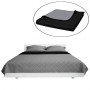 Quilted reversible black and grey bedspread 220x240 cm by , Bedspreads and duvets - Ref: Foro24-130884, Price: 26,02 €, Disco...