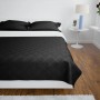 Quilted reversible black and white bedspread 170x210 cm by , Bedspreads and duvets - Ref: Foro24-130886, Price: 23,32 €, Disc...