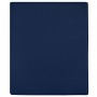 Sábanas bajeras jersey 2 uds algodón azul marino 180x200 cm de , Sábanas - Ref: Foro24-136239, Precio: 27,94 €, Descuento: %