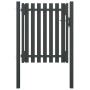 Puerta de valla del jardín de acero gris antracita 1x1,5 cm de , Puertas de jardín - Ref: Foro24-146328, Precio: 194,71 €, De...