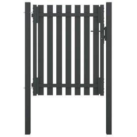 Anthracite grey steel garden fence gate 1x1.5 meters by , garden gates - Ref: Foro24-146328, Price: 194,71 €, Discount: %