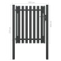 Puerta de valla del jardín de acero gris antracita 1x1,5 cm de , Puertas de jardín - Ref: Foro24-146328, Precio: 194,71 €, De...