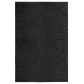 Schwarze waschbare Fußmatte 120x180 cm von vidaXL, Fußmatten - Ref: Foro24-323414, Preis: 85,23 €, Rabatt: %