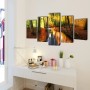 Decorative set of canvas for the wall, forest model, 100 x 50 cm by , Posters, prints and visual art - Ref: Foro24-241578, Pr...