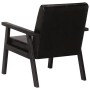 Sillón de cuero auténtico negro de , Sillones - Ref: Foro24-247642, Precio: 193,32 €, Descuento: %