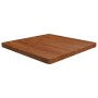 Square table top made of dark brown oak wood, 70x70x4 cm by , Table tops - Ref: Foro24-343077, Price: 123,57 €, Discount: %