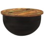 Solid black recycled wood coffee table 50x27 cm by , Coffee table - Ref: Foro24-351755, Price: 156,99 €, Discount: %