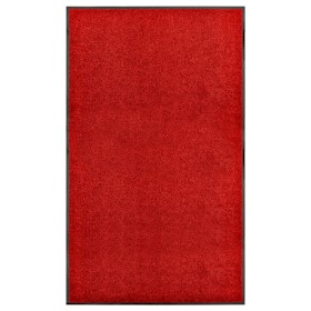 Felpudo lavable rojo 90x150 cm de vidaXL, Felpudos - Ref: Foro24-323425, Precio: 51,52 €, Descuento: %