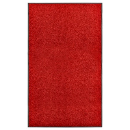 Felpudo lavable rojo 90x150 cm de vidaXL, Felpudos - Ref: Foro24-323425, Precio: 51,52 €, Descuento: %