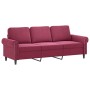 Sofagarnitur mit 4-teiligen Kissen aus bordeauxrotem Samt. von , Sofas - Ref: Foro24-3202184, Preis: 738,48 €, Rabatt: %