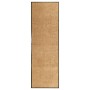 Cream washable doormat 60x180 cm by vidaXL, Doormats - Ref: Foro24-323465, Price: 63,69 €, Discount: %