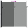 Toldo lateral retráctil gris antracita 200x600 cm de , Sombrillas - Ref: Foro24-4004563, Precio: 110,01 €, Descuento: %