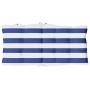 Low back chair cushions 4 pcs Oxford fabric blue white stripes by , Cushions for chairs and sofas - Ref: Foro24-377717, Price...