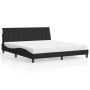 Estructura de cama con luces LED terciopelo negro 180x200 cm de , Camas y somieres - Ref: Foro24-3213795, Precio: 239,58 €, D...