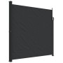 Retractable black side awning 200x600 cm by , Umbrellas - Ref: Foro24-4004549, Price: 110,09 €, Discount: %