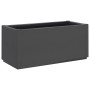 Jardinera PP gris oscuro 80x36x35 cm de , Maceteros y jardineras - Ref: Foro24-368777, Precio: 76,19 €, Descuento: %