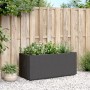 Jardinera PP gris oscuro 80x36x35 cm de , Maceteros y jardineras - Ref: Foro24-368777, Precio: 76,19 €, Descuento: %