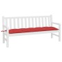 Garden bench cushion in red Oxford fabric 180x50x7 cm by , Cushions for chairs and sofas - Ref: Foro24-361627, Price: 39,99 €...