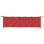 Cojín de banco de jardín tela Oxford rojo 180x50x7 cm de , Cojines para sillas y sofás - Ref: Foro24-361627, Precio: 39,51 €,...