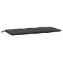 Garden bench cushions 2 units in anthracite melange fabric 120x50x7 cm by , Cushions for chairs and sofas - Ref: Foro24-40025...