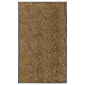 Braune waschbare Fußmatte 90x150 cm von vidaXL, Fußmatten - Ref: Foro24-323437, Preis: 56,23 €, Rabatt: %