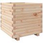 Solid pine wood planter 50x50x49.5 cm by , Pots and planters - Ref: Foro24-3282514, Price: 109,58 €, Discount: %