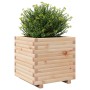 Solid pine wood planter 50x50x49.5 cm by , Pots and planters - Ref: Foro24-3282514, Price: 109,58 €, Discount: %