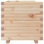 Solid pine wood planter 50x50x49.5 cm by , Pots and planters - Ref: Foro24-3282514, Price: 109,58 €, Discount: %