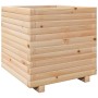 Solid pine wood planter 50x50x49.5 cm by , Pots and planters - Ref: Foro24-3282514, Price: 109,58 €, Discount: %