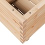 Solid pine wood planter 50x50x49.5 cm by , Pots and planters - Ref: Foro24-3282514, Price: 109,58 €, Discount: %