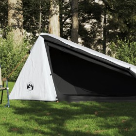 Tunnel tent for 1 person, opaque waterproof fabric, white. by , tents - Ref: Foro24-94611, Price: 77,21 €, Discount: %