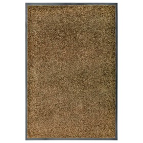 Braune waschbare Fußmatte 60x90 cm von vidaXL, Fußmatten - Ref: Foro24-323434, Preis: 30,36 €, Rabatt: %