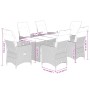 7-piece garden dining set with black synthetic rattan cushions by , Garden sets - Ref: Foro24-3276700, Price: 855,54 €, Disco...