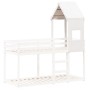 Solid pine wood children's bed canopy 55x99x139.5 cm by , Accessories for beds and slatted bases - Ref: Foro24-846892, Price:...