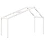 Solid white wood children's bed canopy 203x95.5x142 cm by , Accessories for beds and slatted bases - Ref: Foro24-846941, Pric...