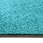 Washable cyan blue doormat 90x120 cm by vidaXL, Doormats - Ref: Foro24-323460, Price: 50,57 €, Discount: %