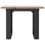 Center table with solid pine wood frame and iron, 50x50x35 cm by , Coffee table - Ref: Foro24-3282659, Price: 55,82 €, Discou...