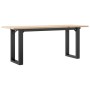 Mesa de centro marco O madera maciza pino y hierro 110x40x45 cm de , Mesas de centro - Ref: Foro24-3282667, Precio: 80,27 €, ...